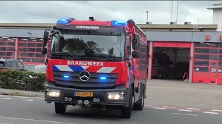 Brandweer Loosduinen en Archipel en Politie met spoed naar een Woningbrand in Den Haag [upl. by Baskett]