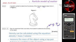 AQA GCSE 2018 Paper 1  Q2 Combined Science Physics Higher Tier Past paper Revision Particle Model [upl. by Druce750]