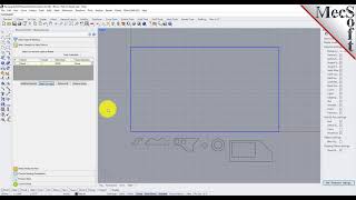 RhinoCAM 2021 Rectangular Nesting Quick Start [upl. by Rosalie]