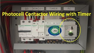 Wiring a Photocell and Timer for Automatic Lighting Control [upl. by Yeltnarb878]