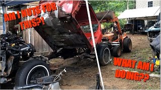 CAN I BUILD A DRIVING Truck IN 40 DAYS  Building The 52 IH L110 on a Tight Deadline PT 1 Teardown [upl. by Enyawud911]