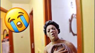 BEST FLOUR SHOWER PRANK EVER GONE VIRAL [upl. by Zipporah7]