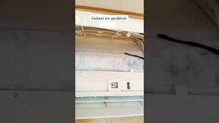 SPLIT AC INDOOR ICE PROBLEM hvacytshortscoolingzone [upl. by Joash]