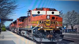 Mild the BNSF C449W H2 4934 [upl. by Firehs55]