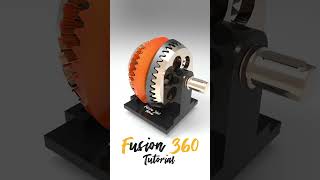 Nutation Bevel Gear Drive mechanical engineering mechanism cad fusion360 solidworks [upl. by Launame]