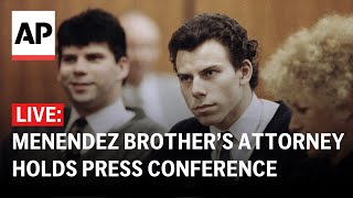 LIVE Menendez brothers attorney and family hold a press conference [upl. by Stoeber]