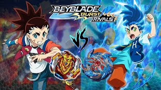 This Battle Is Opp 💫  Turbo Achilles Vs Kolossal Helios  Aiger Vs Hikaru Beyblade Burst Rivals [upl. by Baggott]