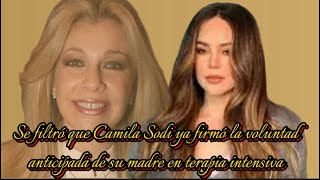 Se filtró que Camila Sodi ya firmó la voluntad anticipada de su madre en terapia intensiva [upl. by Cristi998]