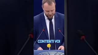 INSULTI ALLITALIA INSULTI ALLA MELONI VERGOGNA ALLEUROPARLAMENTO INCAPACI E LADRI euro yt [upl. by Idihc]