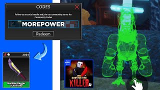 High Voltage Part 2 amp New Code in Survive the killer  ROBLOX [upl. by Brose]