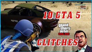 10 GTA 5 ONLINE GLITCHES PSXBOX [upl. by Jaquenette]