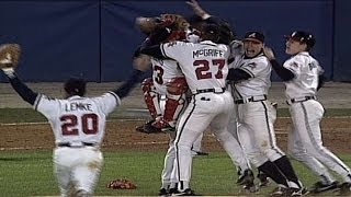 1995 WS Gm6 Braves clinch the 1995 World Series [upl. by Tirma]