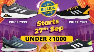 Adidas Shoes 1000 in Flipkart Big Billion days  Adidas Running Shoes under 1000 [upl. by Llig]