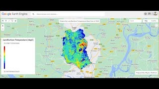 How to calculate Land Surface Temperature with Landsat 8 satellite images using Google Earth Engine [upl. by Syst]