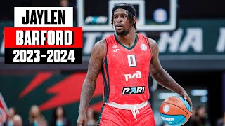 Jaylen Barford BEST Highlights from 20232024 Season  Lokomotiv [upl. by Hplodnar]