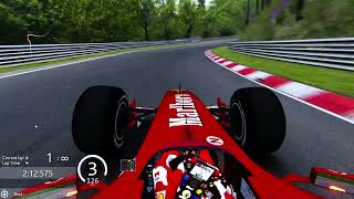 Michael Schumacher F2004 Nordschleife Onboard Lap  SUB 5 MINS [upl. by Abercromby502]