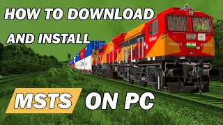 How to download and install MSTS on PC  With easy method  MSTS Indian Railways  Games Platform [upl. by Ojyram]