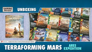 TERRAFORMING MARS ARES EXPEDITION  UNBOXING [upl. by Nadabus]