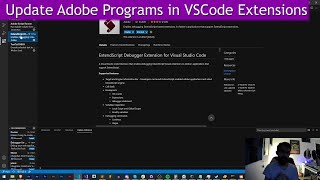 Update Adobe Programs in VSCode Extensions [upl. by Lleon162]