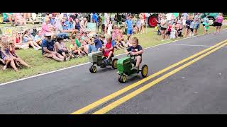 Brooklet Peanut Festival Kids Pedal Tractor Race 4 [upl. by Anauqcaj379]