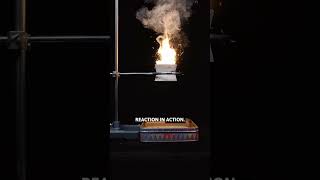 TitlequotThermite Reaction ExperimentAluminum Iron Oxide and Magnesium Ignite💥shorts viralshorts [upl. by Nya928]