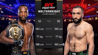 Leon Edwards vs Belal Muhammad 2 Full Fight  UFC 5 Fight Night [upl. by Mehelhteb]