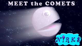 Meet the Comets – an astronomyspace song – for kids by In A World Music Kids with The Nirks™ [upl. by Croft181]