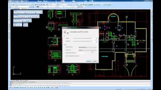 Convertire un file PDF in DWG con progeCAD Professional [upl. by Lisan]