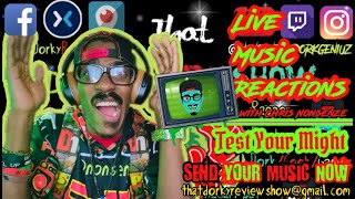 ThatDorkyReviewShow Playing Your Music  Independent artist music review show  LiveMusicReactions [upl. by Htebzile]