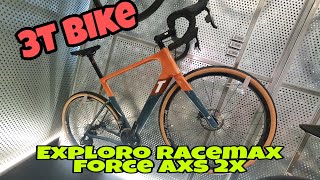 3T BIKE Exploro RACEMax FORCE AXS 2X 700c  Full Carbon Gravel bike  Bikecheck [upl. by Laden]