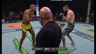 Edson Barboza Crazy Delayed Knockout [upl. by Brunella]