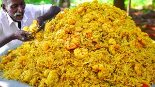 DELICIOUS PRAWN BIRYANI  சுவையான இறால் பிரியாணி  Village Style Healthy Recipe  Village Grandpa [upl. by Eerrahs932]