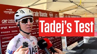 Tadej Pogacars Strade Bianche Nerves Excitement amp Strategy [upl. by Maitland]