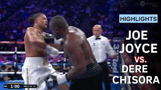 Joe Joyce vs Derek Chisora  Knockdown🥊 FULL FIGHT HIGHLIGHTS  BOXING FIGHT  JoyceChisora [upl. by Euqor]