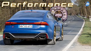 NEW RS7 Performance 630hp  0290 kmh acceleration🏁  by Automann in 4K [upl. by Eeslehc]