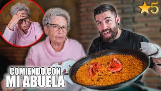 COMIENDO con MI ABUELA en EL MEJOR RESTAURANTE de MI BARRIO de MÁLAGA [upl. by Maggs]