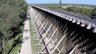 Tężnie w Ciechocinku z lotu ptaka [upl. by Jacoba]