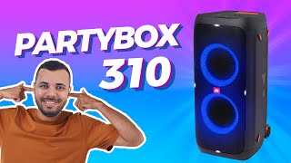 JBL PARTYBOX 310  UNBOXING E PRIMEIRAS IMPRESSÕES [upl. by Adnoraj549]