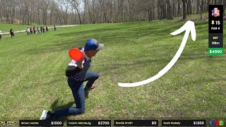 Scott Stokely CASHES 14200 with an INSANE Approach Shot [upl. by Enalb225]