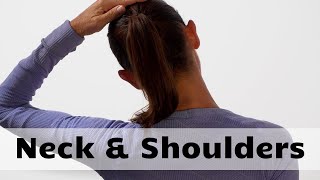 Physio Neck and Shoulder Stretches GUIDED ROUTINE 15 Mins [upl. by Ennahtur212]