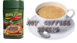 How to make BRU CoffeeBRU Instant CoffeeEasy homemade recipesheeraampspicy [upl. by Mindi]