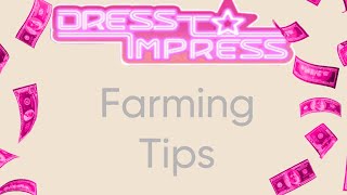 Dress To Impress Farming Tips  Showing you items you might not have found otherwise and info [upl. by Lemar]