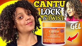 Cantu Shea Butter For Natural Hair Moisturizing Twist amp Lock Gel Review  Curls By Sharlene [upl. by Yusuk42]