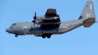 A10’s and HC130Js landing at DavisMonthan AFB [upl. by Eyanaj576]