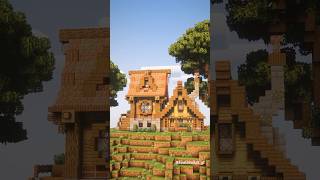 Minecraft Large Medieval Copper House  Tutorial [upl. by Tnirb]