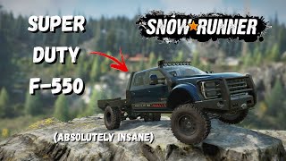 SnowRunner Mods  New Super HD550 Elevation Mod Insanely Detailed [upl. by Eilyw]