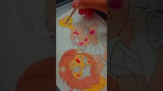 baby Maa Durga painting 🖌️ preranaart  short [upl. by Lishe]