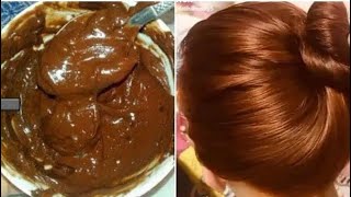 DARK BROWN HAIR DYE AT HOME HAIR DYE IN 10 MIN✅💯 100ORGANIC HAIR DYE AMAZING RESULT [upl. by Malca544]