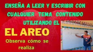 PUEDES ENSEÑAR A LEER Y ESCRIBIR TRABAJANDO CUALQUIER TEMA O CONTENIDO SOLO UTILÍZA EL AREO OBSERVA [upl. by Herates]