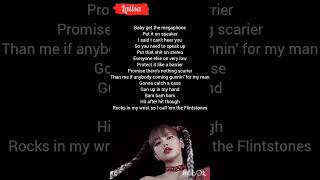 lisalalisarappartlyricslisalalisarappartlyricsshorts kpop blackpink [upl. by Tab]